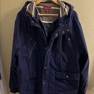 Merona Men's Dark Blue Raincoat